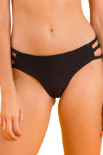 Carica l&#39;immagine nel visualizzatore di Gallery, Gallery: Rio De Sol Slip Bottom Bora-Black Madrid-Trio
