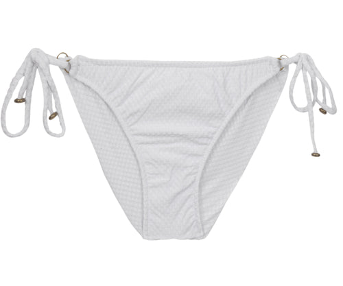 Product Front: Rio De Sol Slip Bottom Cloque Branco New Comfort
