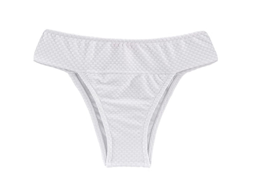 Product Front: Rio De Sol Slip Bottom Cloque Branco Tri Cos