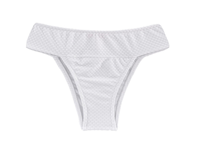 Product Front: Rio De Sol Slip Bottom Cloque Branco Tri Cos