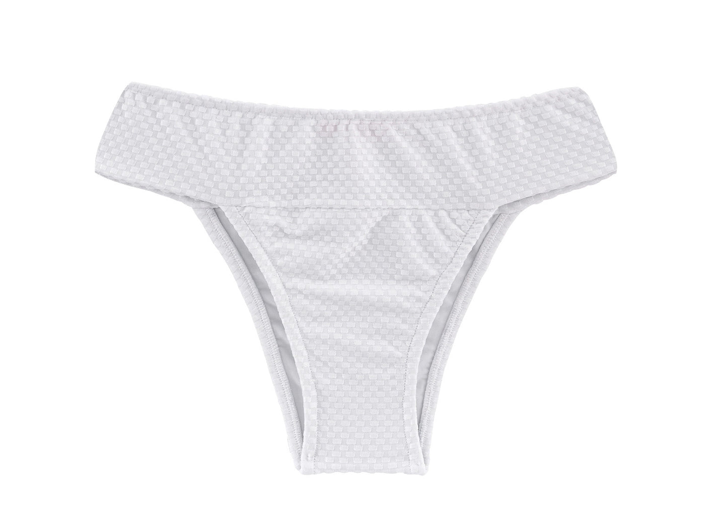 Product Front: Rio De Sol Slip Bottom Cloque Branco Tri Cos