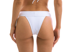 Image 06: Rio De Sol Slip Bottom Cloque Branco Tri Cos
