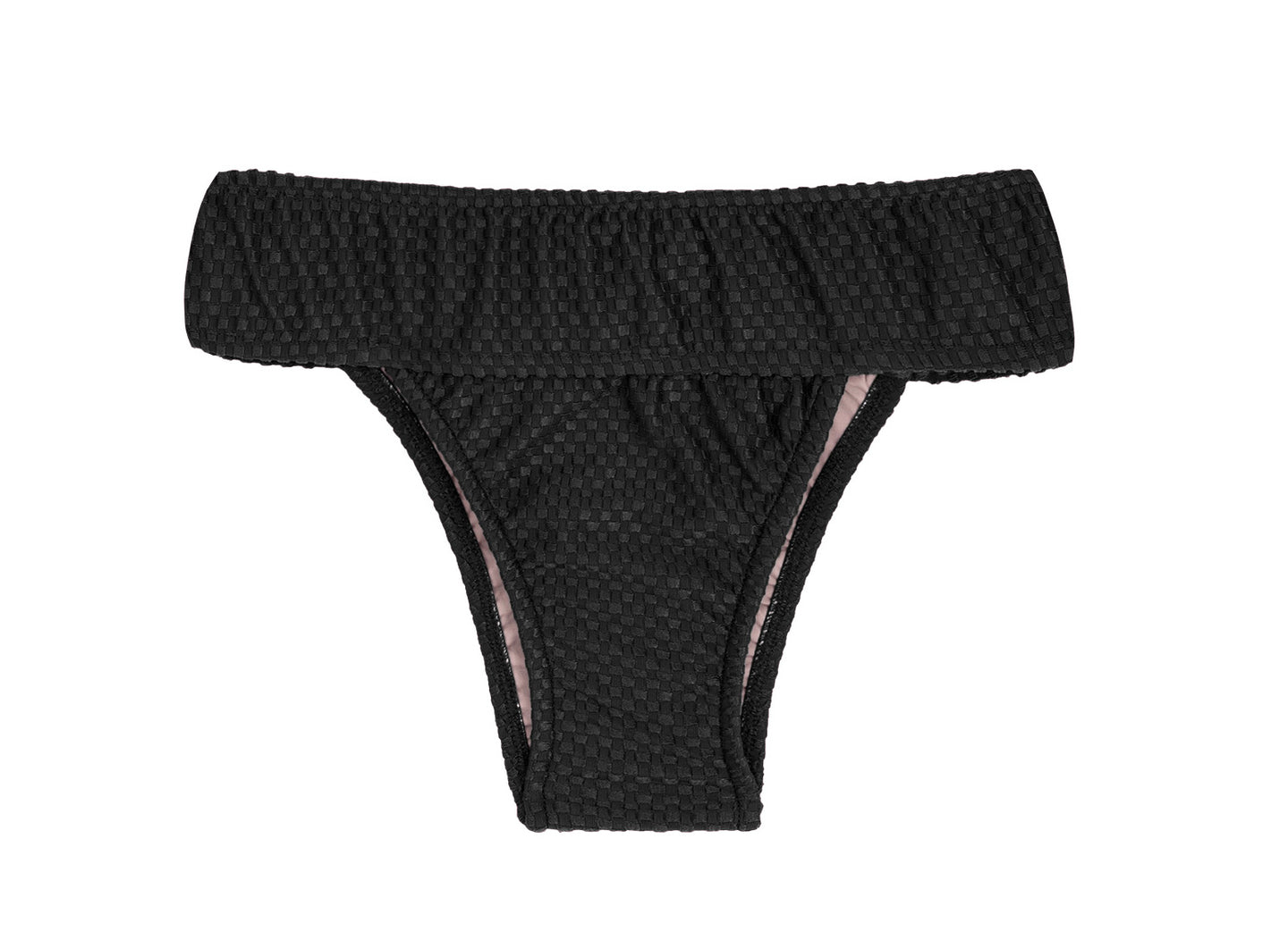 Product Front: Rio De Sol Slip Bottom Cloque Preto Tri Cos