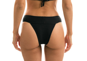 Image 06: Rio De Sol Slip Bottom Cloque Preto Tri Cos