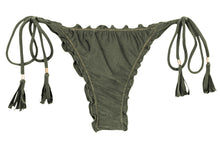 Carica l&#39;immagine nel visualizzatore di Gallery, Product Front: Rio De Sol Slip Bottom Croco Frufru-Fio
