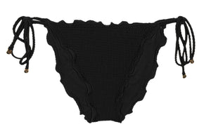 Product Front: Rio De Sol Slip Bottom Dots-Black Frufru-Comfy