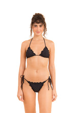 Carica l&#39;immagine nel visualizzatore di Gallery, Model Front: Rio De Sol Slip Bottom Dots-Black Frufru-Comfy
