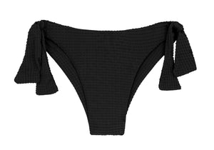 Product Front: Rio De Sol Slip Bottom Dots-Black Ita