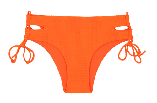 Product Front: Rio De Sol Slip Bottom Dots-Orange Madrid