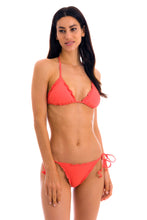 Carica l'immagine nel visualizzatore di Gallery, Model Front: Rio De Sol Slip Bottom Dots-Tabata Frufru
