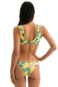 Model Back: Rio De Sol Slip Bottom Florescer Highleg
