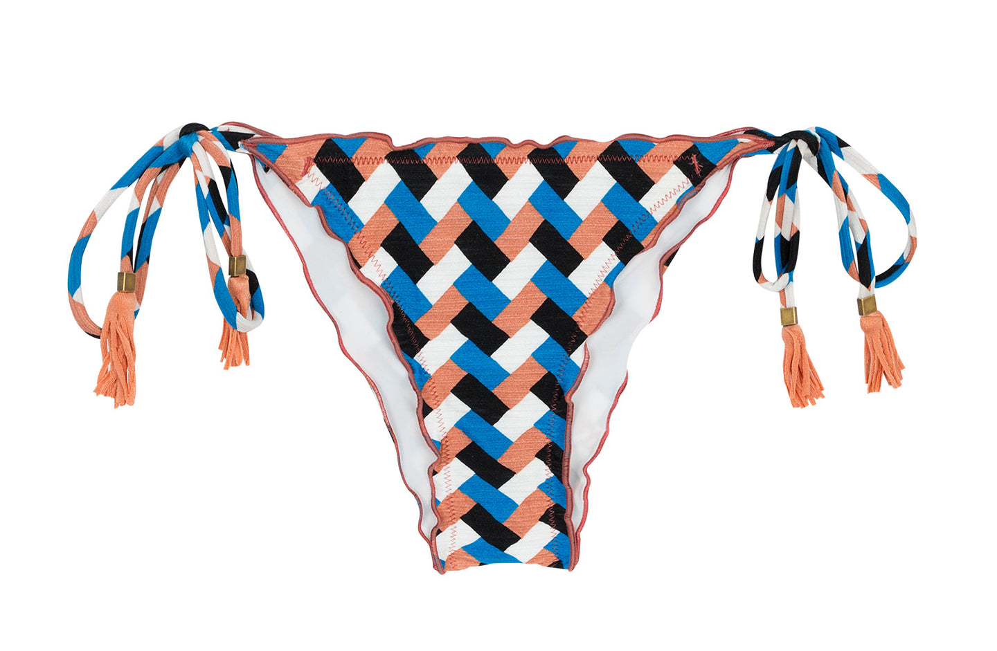 Product Front: Rio De Sol Slip Bottom Geometric Frufru