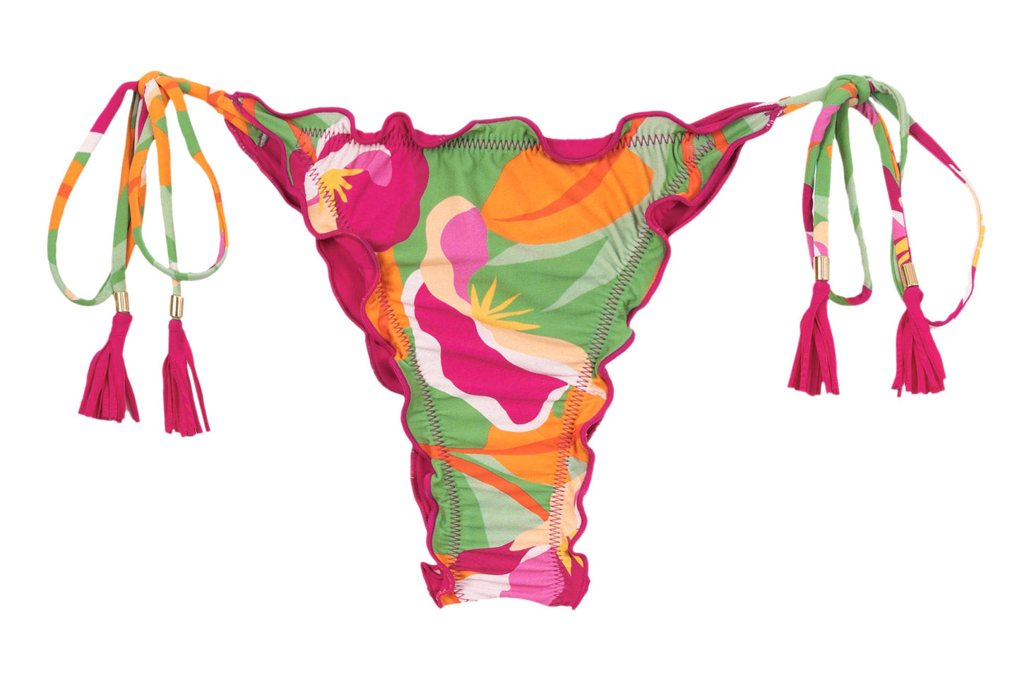 Product Front: Rio De Sol Slip Bottom Green-Bloom Frufru-Fio