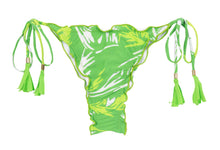 Carica l&#39;immagine nel visualizzatore di Gallery, Product Front: Rio De Sol Slip Bottom Green-Palms Frufru-Fio
