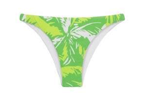Product Front: Rio De Sol Slip Bottom Green-Palms Leblon