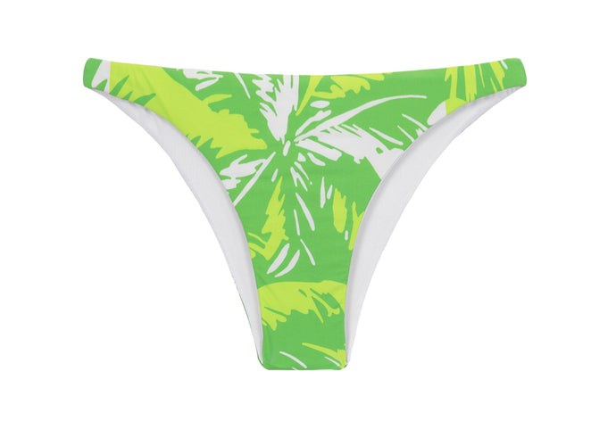 Product Front: Rio De Sol Slip Bottom Green-Palms Leblon