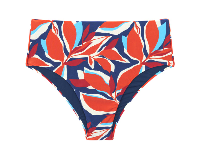 Product Front: Rio De Sol Slip Bottom Leaves Hotpants