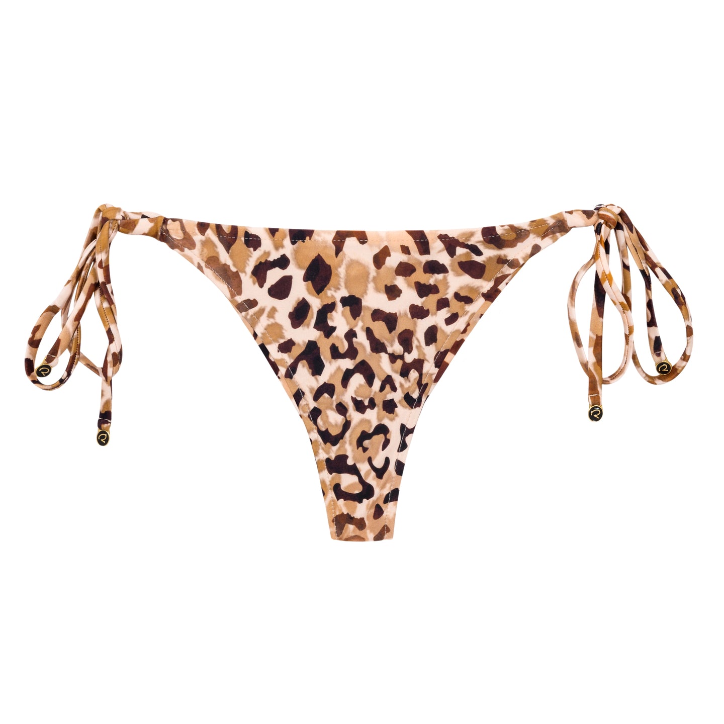 Product Front: Rio De Sol Slip Bottom Leopard Cheeky-Micro