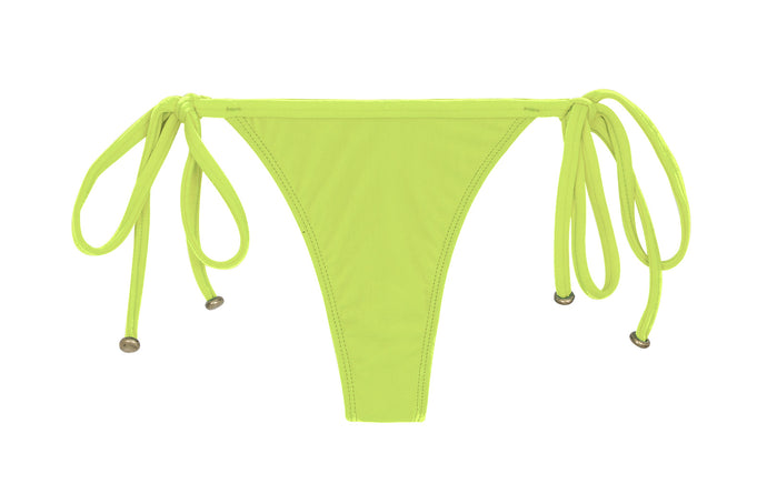 Product Front: Rio De Sol Slip Bottom Lime Tri Micro