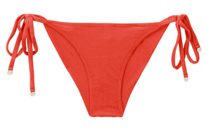 Product Front: Rio De Sol Slip Bottom Malibu-Chili Cheeky-Tie