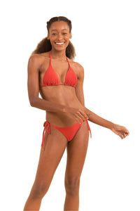 Image 04: Rio De Sol Slip Bottom Malibu-Chili Cheeky-Tie
