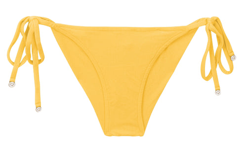 Product Front: Rio De Sol Slip Bottom Malibu-Yellow Cheeky-Tie