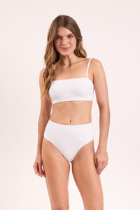 Image 06: Rio De Sol Slip Bottom Memphis-White Hotpants