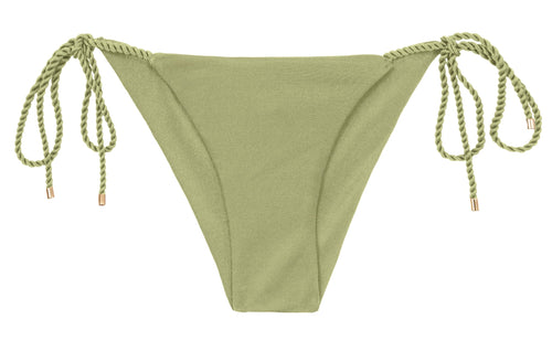 Product Front: Rio De Sol Slip Bottom Oliva Cheeky-Rope