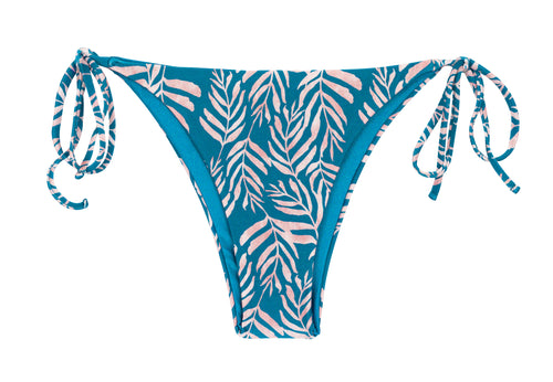 Product Front: Rio De Sol Slip Bottom Palms-Blue Ibiza