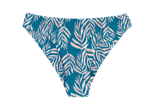 Product Front: Rio De Sol Slip Bottom Palms-Blue Nice