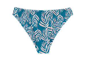 Product Front: Rio De Sol Slip Bottom Palms-Blue Nice