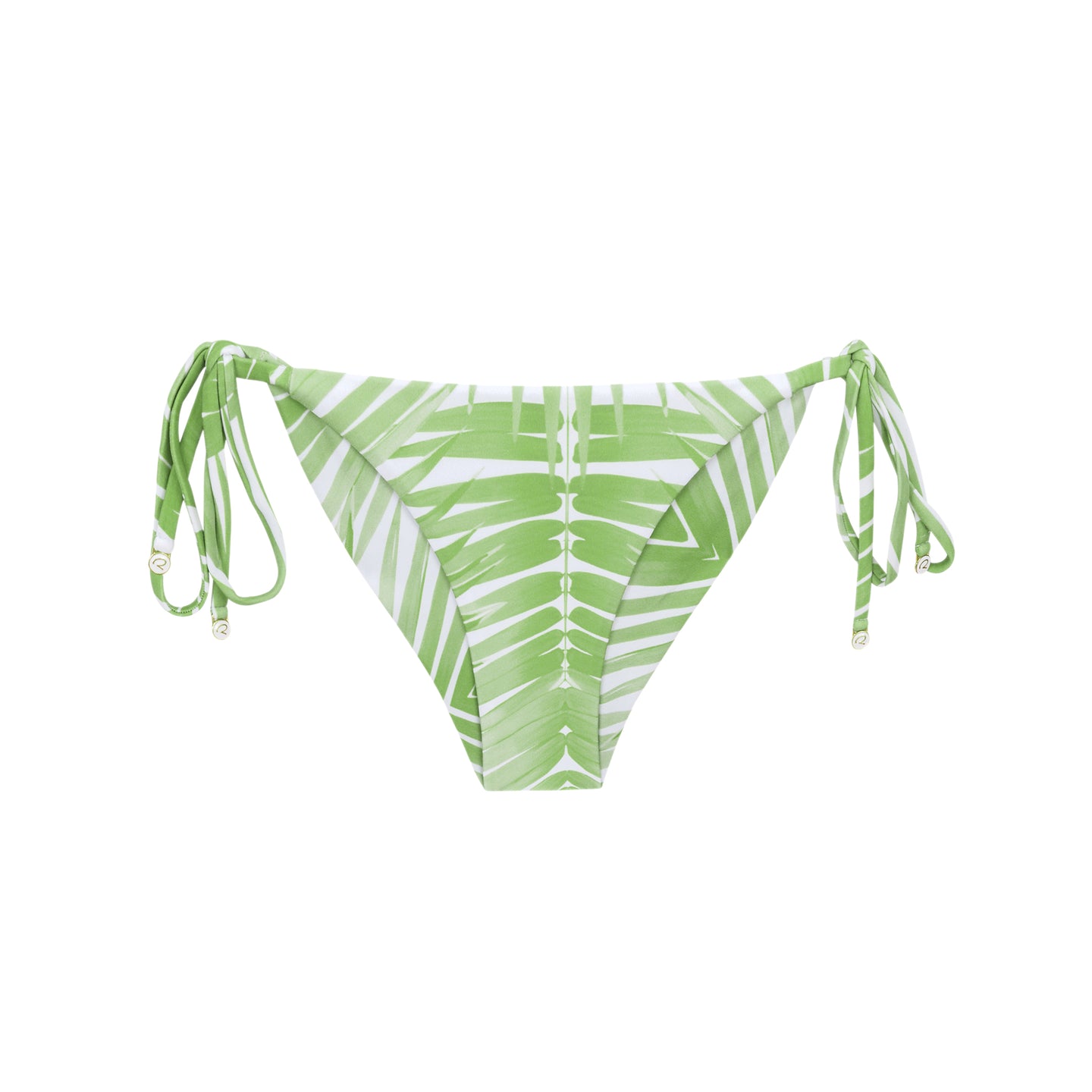 Product Front: Rio De Sol Slip Bottom Palms Cheeky-Tie