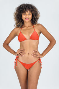 Model Front: Rio De Sol Slip Bottom Paprica Ibiza-Comfy