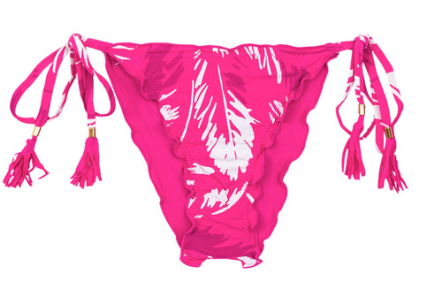Product Front: Rio De Sol Slip Bottom Pink-Palms Frufru