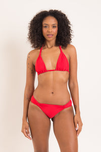 Model Front: Rio De Sol Slip Bottom Rouge Mel-Comfy