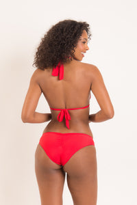 Model Back: Rio De Sol Slip Bottom Rouge Mel-Comfy