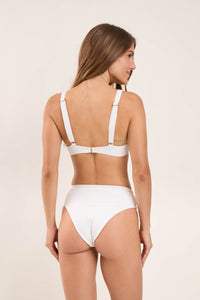 Model Back: Rio De Sol Slip Bottom Sand-White Kora