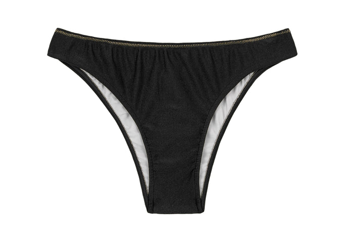 Product Front: Rio De Sol Slip Bottom Shimmer-Black Essential