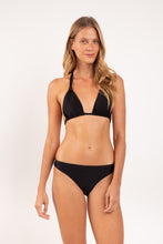 Carica l&#39;immagine nel visualizzatore di Gallery, Model Front: Rio De Sol Slip Bottom Shimmer-Black Essential-Comfy
