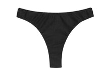 Carica l&#39;immagine nel visualizzatore di Gallery, Product Front: Rio De Sol Slip Bottom Shimmer-Black Nice-Fio
