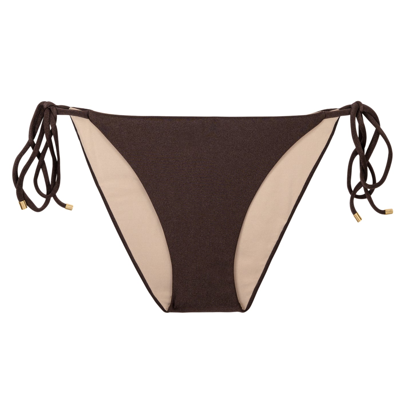 Product Front: Rio De Sol Slip Bottom Shimmer-Coffee Ibiza-Comfy