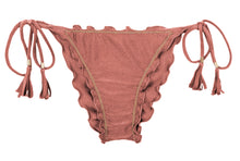 Carica l&#39;immagine nel visualizzatore di Gallery, Product Front: Rio De Sol Slip Bottom Shimmer-Copper Frufru
