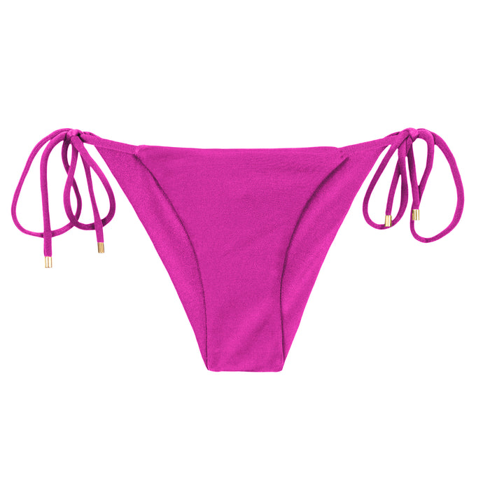 Product Front: Rio De Sol Slip Bottom Shimmer-Gaia Cheeky-Tie