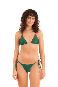 Model Front: Rio De Sol Slip Bottom Shimmer-Palace Cheeky-Tie