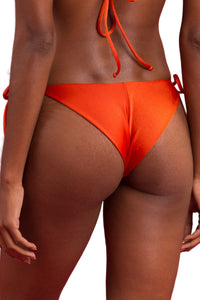 Image 07: Rio De Sol Slip Bottom Shimmer-Paprica Cheeky-Tie