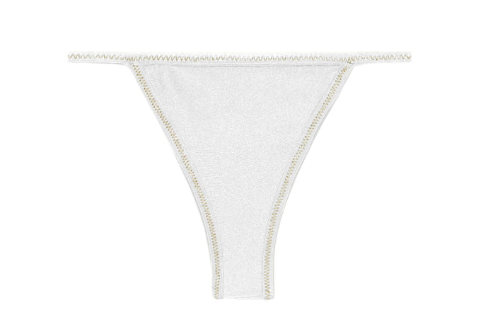 Product Front: Rio De Sol Slip Bottom Shimmer-White California