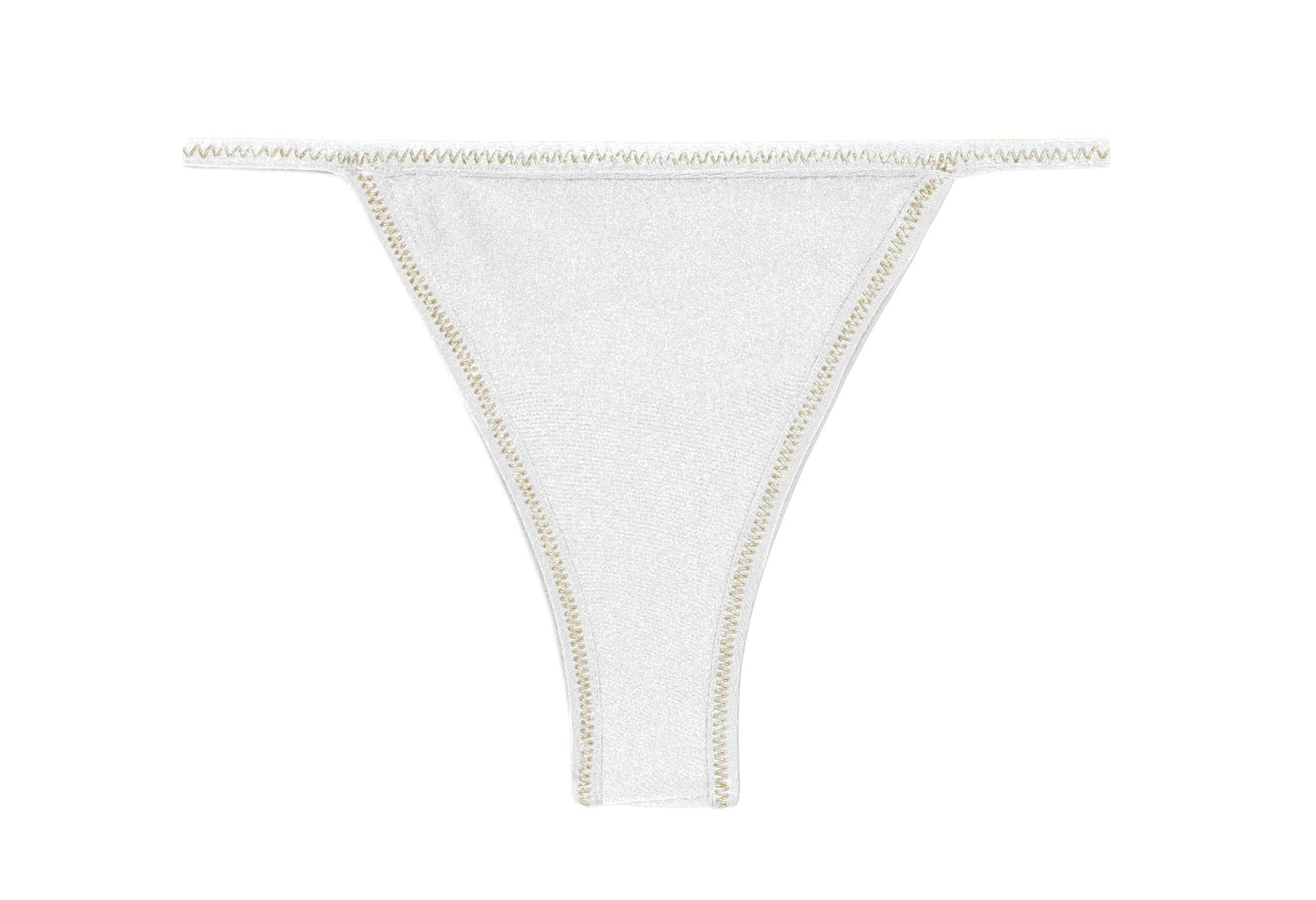 Product Front: Rio De Sol Slip Bottom Shimmer-White California