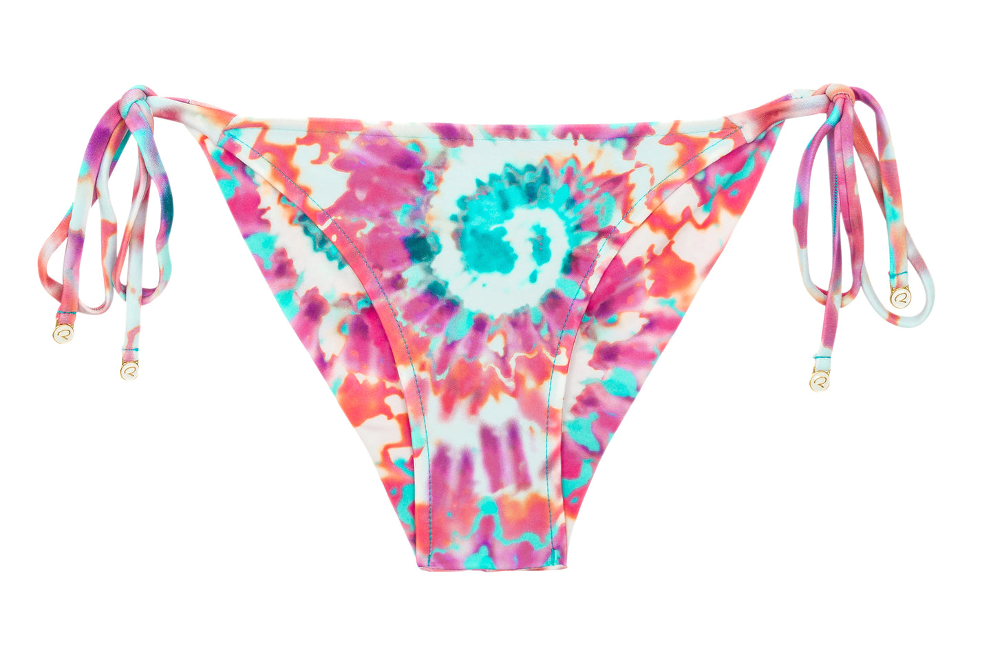 Product Front: Rio De Sol Slip Bottom Splash Cheeky-Tie