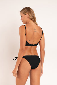 Model Back: Rio De Sol Slip Bottom Touch-Black Ibiza-Comfy