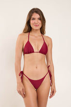 Carica l&#39;immagine nel visualizzatore di Gallery, Model Front: Rio De Sol Slip Bottom Touch-Carmim Cheeky-Tie
